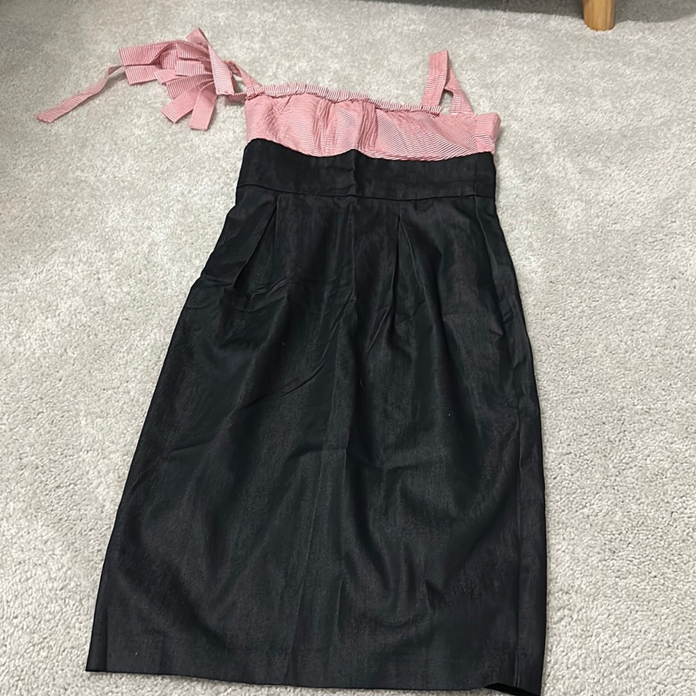 Women’s red and black dress
